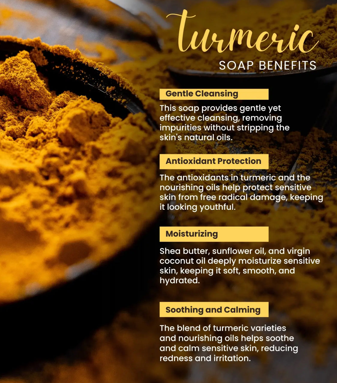 Botanical Turmeric Bar🧡 & Facial Exfoliator