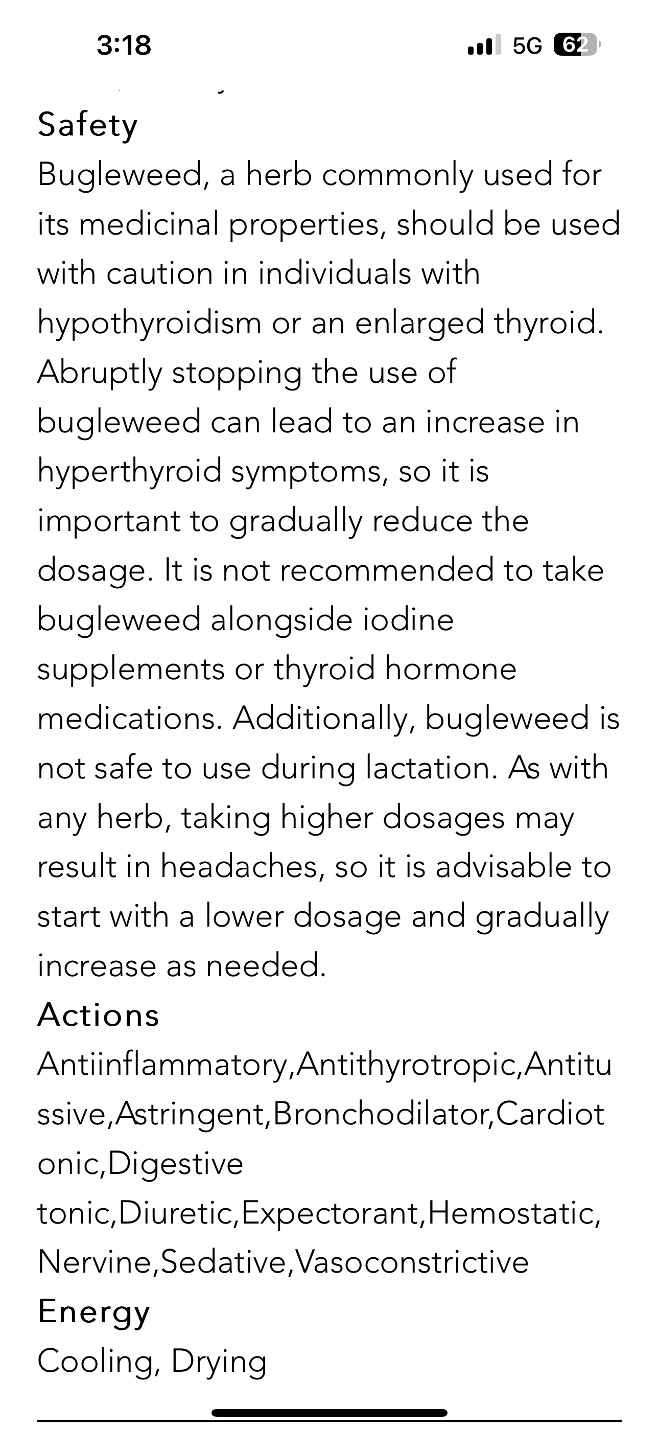 Loose Herbs: Bugleweed