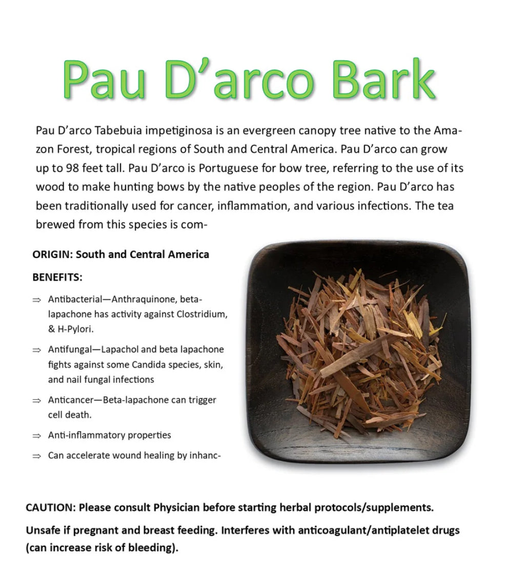 Loose Herbs: Pau D’ Arco